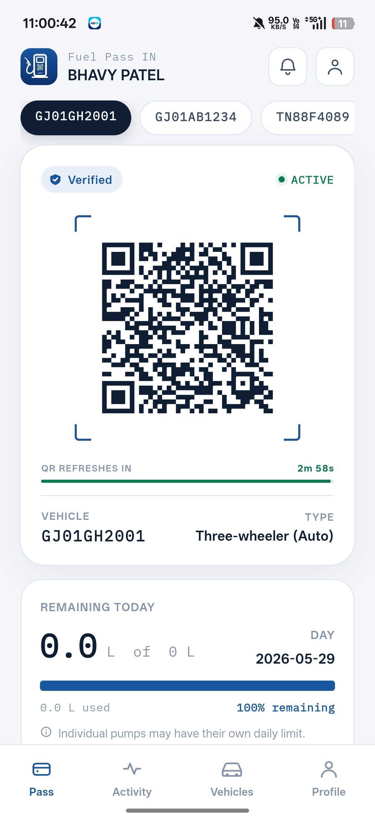 FuelPass citizen app screenshot 4