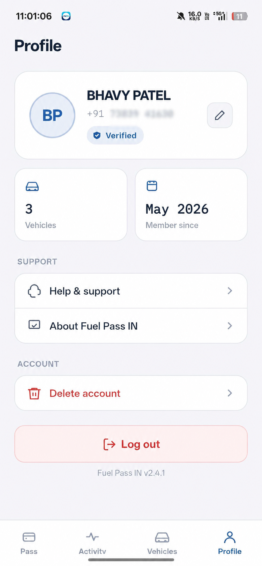 FuelPass citizen app screenshot 7
