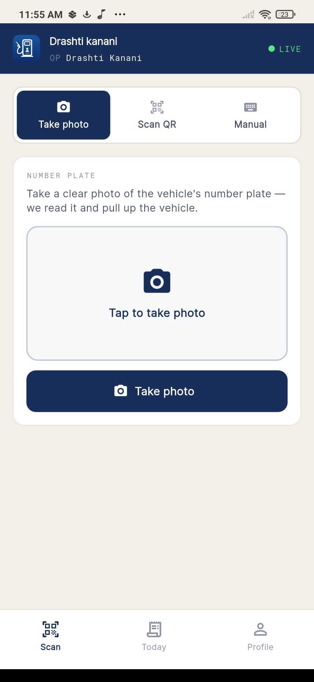 FuelPass operator app screenshot 3